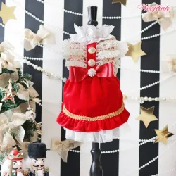 Wooflink Winter Holiday Princess Dress