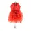 Holiday Dog Harness Dress - Red Satin