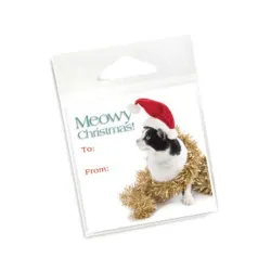 Meowy Christmas Holiday Gift Tags