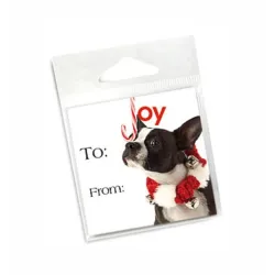 Boston Terrier Holiday Gift Tags