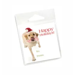 Yellow Lab Holiday Gift Tags