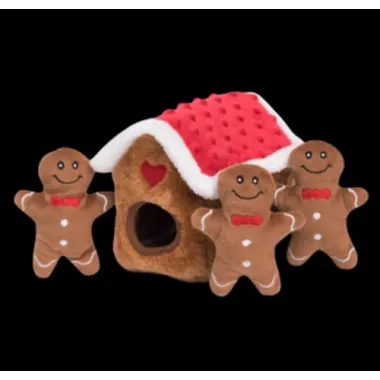 Holiday Zippy Burrow - Gingerbread House