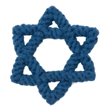 Star of David Rope Dog Toy