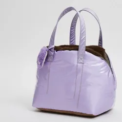 Louisdog Shine Purple Around Bag