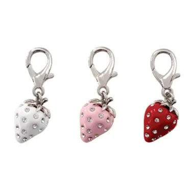 Strawberry D-Ring Dangler Charms