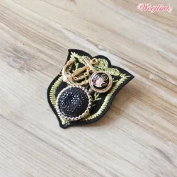 Wooflink Crest Brooch