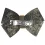 Susan Lanci Black Glitzerati Nouveau Bow Hair Bow