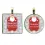 Santa Silver Pet ID Tags