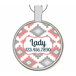 Santa Fe Silver Pet ID Tags