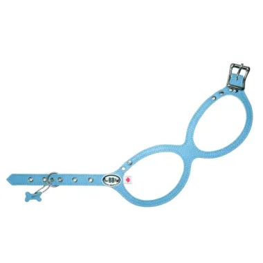 Buddy Belt Pebble Grain Dog Harness - Blue