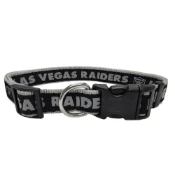 Las Vegas Raiders Ribbon Dog Collar