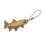 Natural Leather & Wool Trout Tug Toy