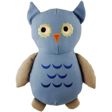 Big Joe Owl Natural Cotton Canvas Toy