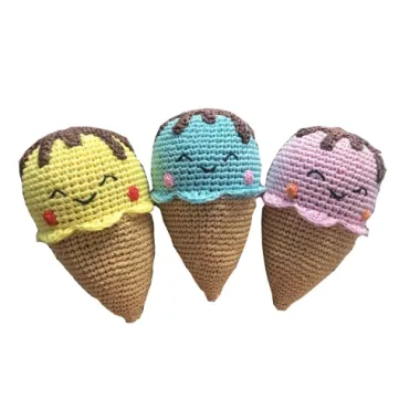 Happy Ice Cream Organic Cotton Toy