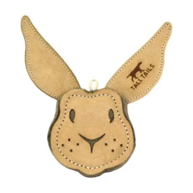 Scrappy Natural Leather Rabbit Toy