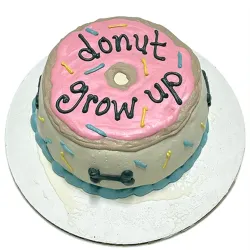 Donut Personalized Organic Dog Cakes