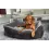 Bowsers Diamond Faux Fur B-Lounge Dog Bed