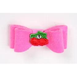 Susan Lanci Cherries Hair Bow