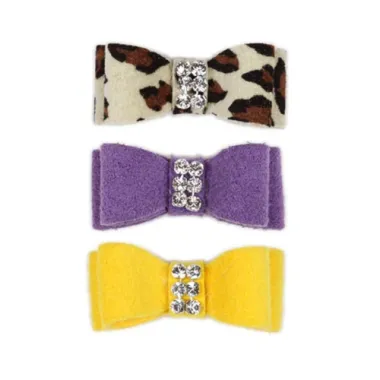 Susan Lanci Giltmore Ultrasuede Hair Bows