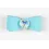 Susan Lanci Crystal Heart Ultrasuede Hair Bows