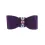 Susan Lanci Plain Ultrasuede Hair Bows