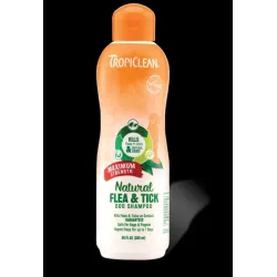 Tropiclean Maximum Strength Natural Flea & Tick Shampoo