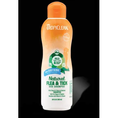 Tropiclean Soothing Natural Flea & Tick Shampoo