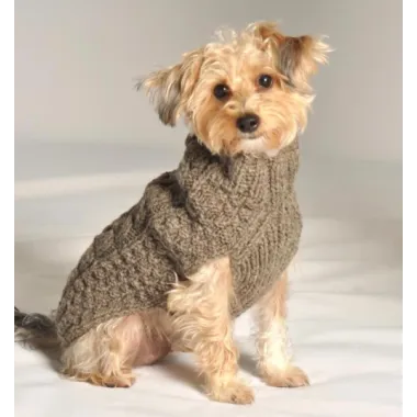 Cable Knit Dog Sweaters