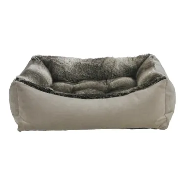 Bowsers Deluxe Faux Fur Scoop Dog Bed