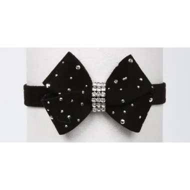 Susan Lanci Silver Stardust Nouveau Bow Collar