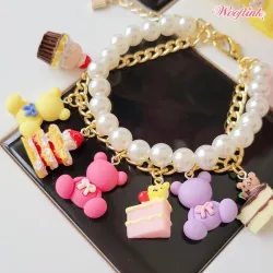 Wooflink BB Loves Cupcake Necklace