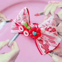 Wooflink Cherry Hairbow