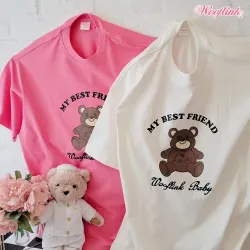 Wooflink My Best Friend T-Shirts For Mom