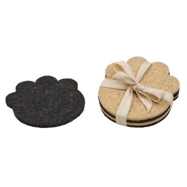 Paw Recycled Rubber Coaster Set