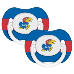 Kansas Jayhawks Pacifier 2 Pk