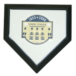 New York Yankees Authentic Hollywood Pocket Home Plate - Yankee Stadium Final Season Logo CO