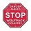 North Carolina State Wolfpack Sign 12x12 Plastic Stop Style CO