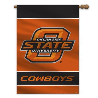 Oklahoma State Cowboys Banner 28x40 House Flag Style 2 Sided CO