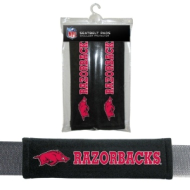 Arkansas Razorbacks Seat Belt Pads CO