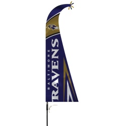 Baltimore Ravens Flag Premium Feather Style CO