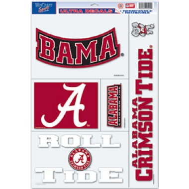 Alabama Crimson Tide Decal 11x17 Ultra