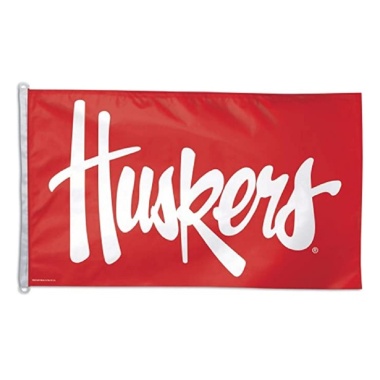 Nebraska Cornhuskers Flag 3x5 Huskers Design