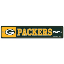 Green Bay Packers Sign 3.75x19 Plastic Street Style Special Order