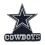 Dallas Cowboys Auto Emblem Premium Metal Chrome