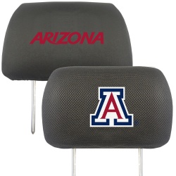 Arizona Wildcats Headrest Covers FanMats Special Order