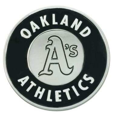 Oakland Athletics Auto Emblem Premium Metal Chrome Special Order