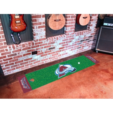 Colorado Avalanche Putting Green Mat - Special Order