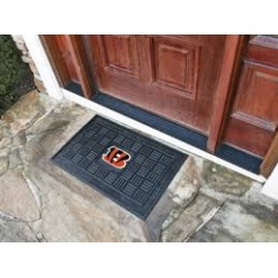 Cincinnati Bengals Door Mat 19x30 Medallion - Special Order