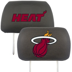 Miami Heat Headrest Covers FanMats Special Order