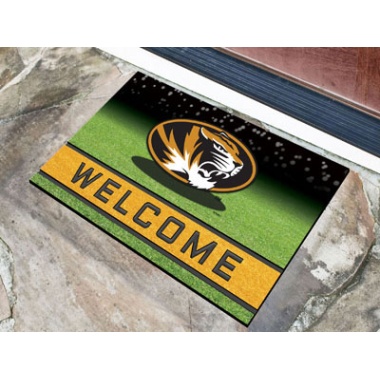 Missouri Tigers Door Mat 18x30 Welcome Crumb Rubber - Special Order